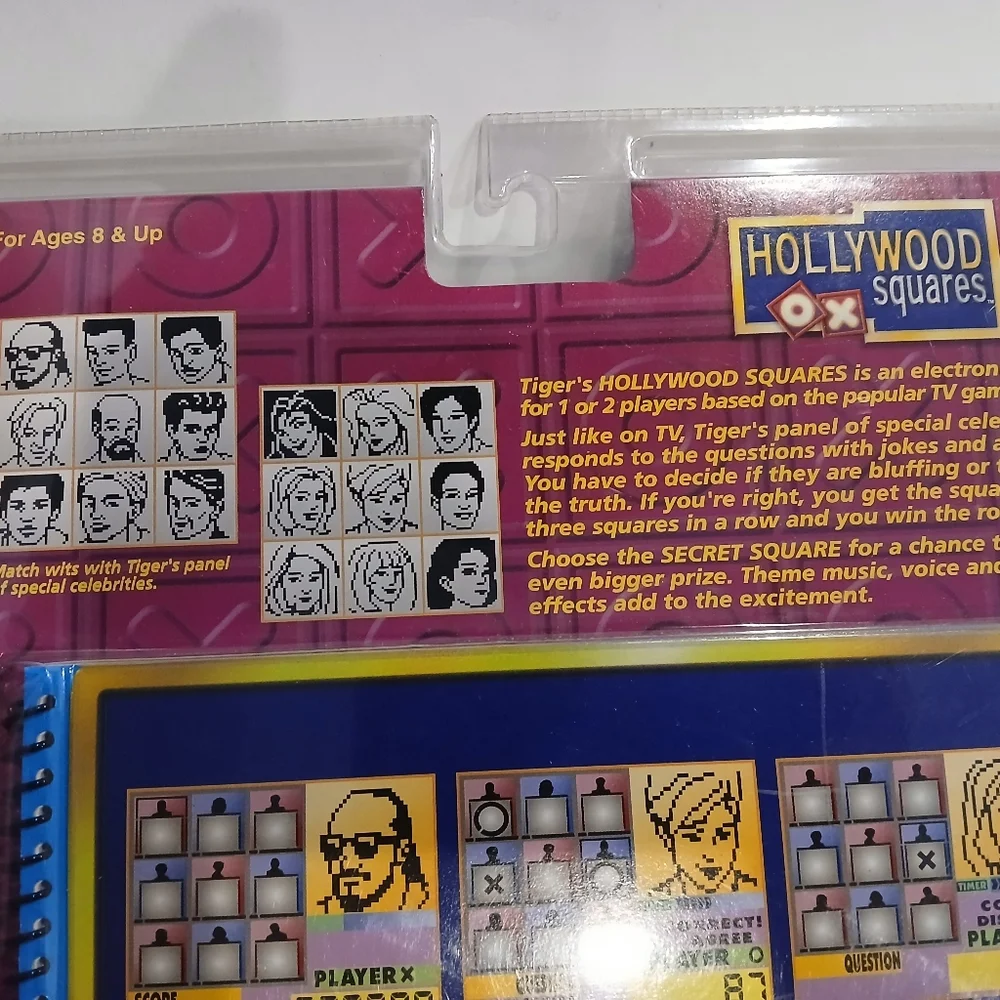 The Tiger Electronics Hollywood Squares Handheld Electronic Game